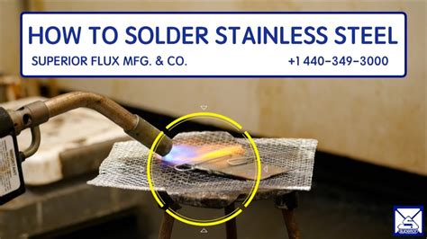 how to solder stainless steel sheet metal|soldering flux for stainless steel.